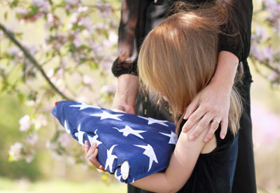 Child Holding Flag