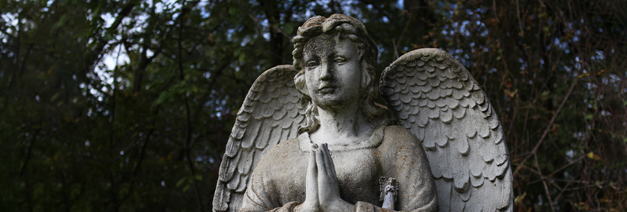 Beautiful Angel praying