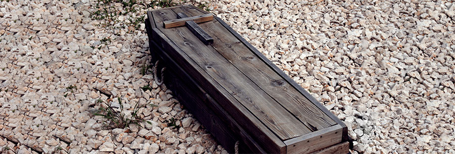 Coffin for water burial