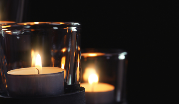 candles lit