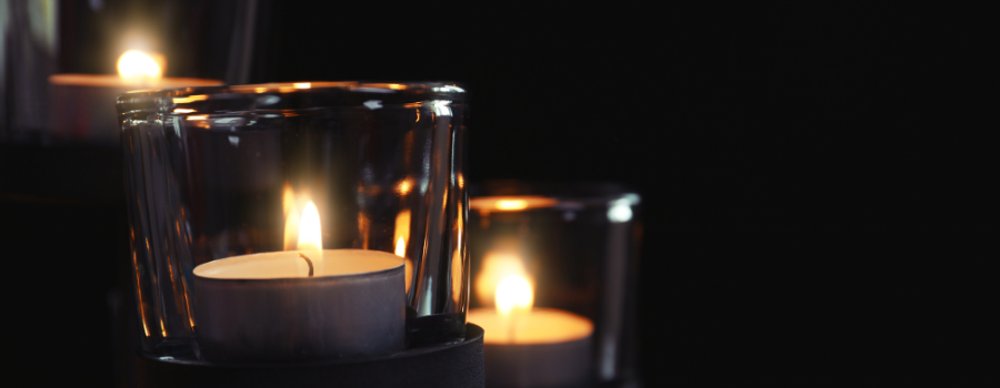candles lit