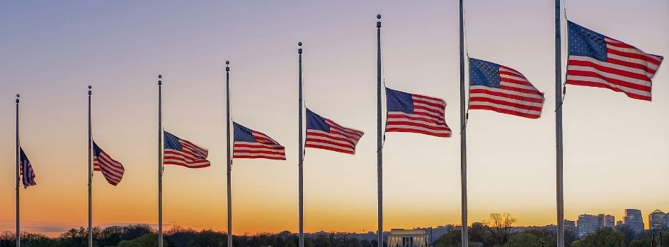 memorial day flags